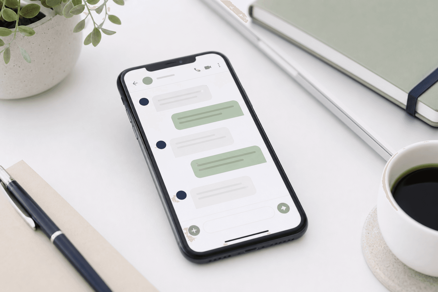 OnRecord messaging on phone